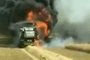Ataque en un campo de Ucrania