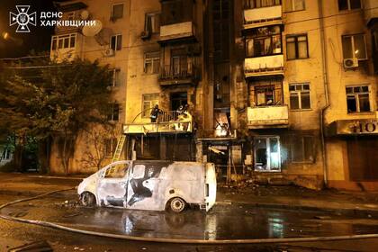 Ataque ruso con drones causa 47 heridos en Járkiv, la segunda ciudad de Ucrania