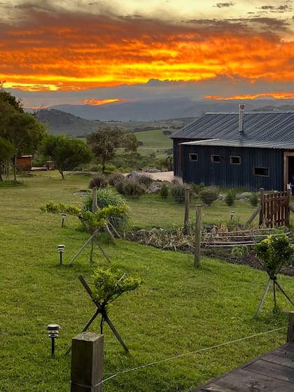Atardecer en María Justa.