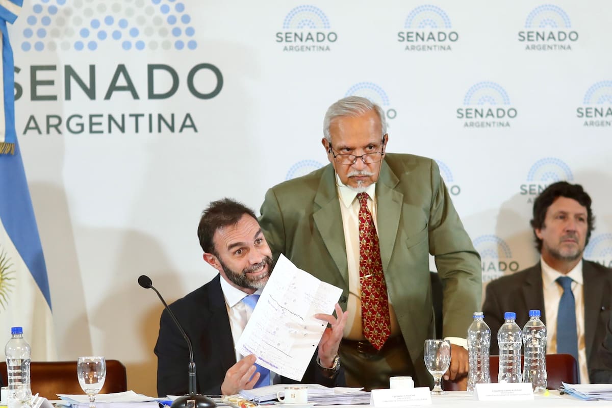 Atauche y Romero, en el debate en comisión del Senado