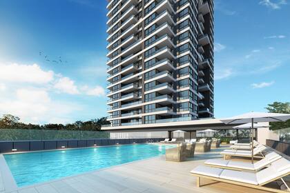 Atelier by Le Parc | Ubicada en Playa Brava en la Parada 8. La imponente torre de 27 pisos se sitúa sobre Av. Roosevelt y Guanabara a pasos de la rambla y el mar.