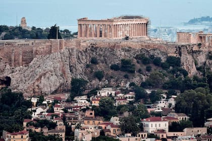 Atenas, Grecia, capital griega, arquitectura griega, Anafiotika, Acrópolis, Partenón