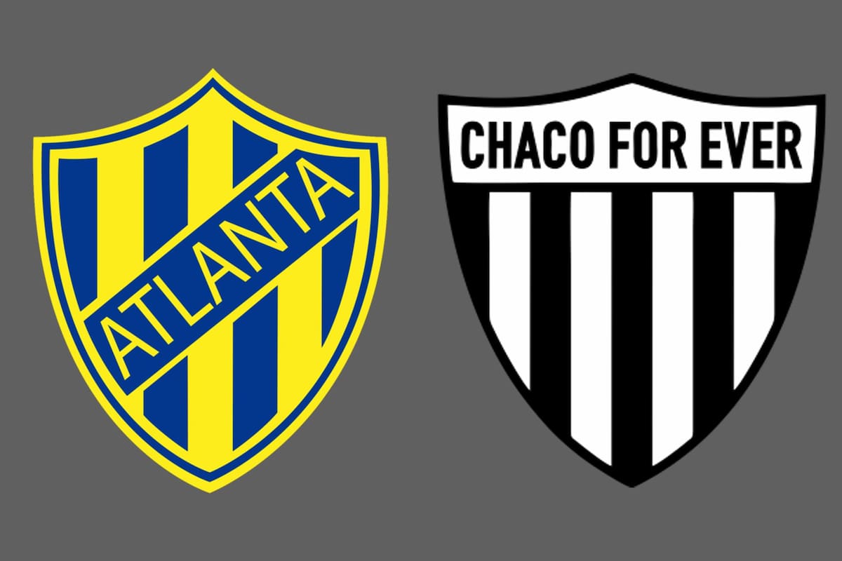 Atlanta y Chaco For Ever disputaron uno de los encuentros de la jornada del fútbol argentino