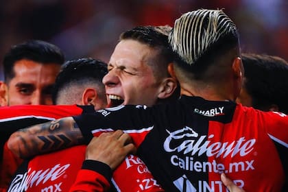 Atlas celebró con euforia su victoria sobre Tigres y se cruzarán nuevamente en el partido de vuelta el próximo sábado (Crédito: Instagram/@atlasfc)
