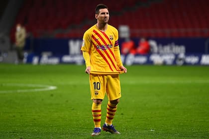 Lionel Messi atraviesa en el Barcelona uno de los peores momentos de su carrera