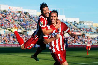 Atlético festeja el triunfo ante Getafe