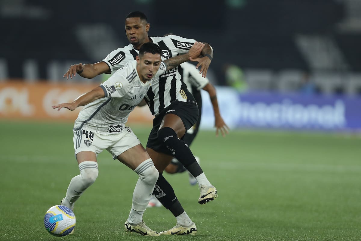 Atlético Mineiro y Botafogo se enfrentaron recientemente en el Brasileirao y empataron sin goles