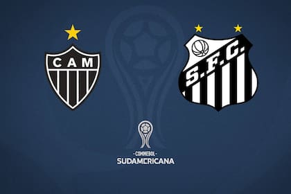 Atlético Mineiro venció por 4-2 a Santos,
por la Copa Sudamericana 2026
