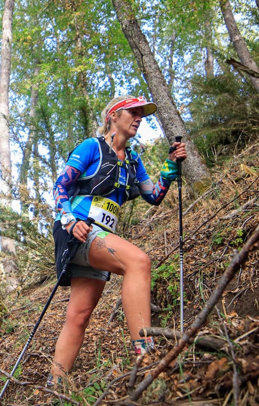 Atravesar 160k por bosques, acantilados y lagunas, el desafío que se propuso Victoria Allen.