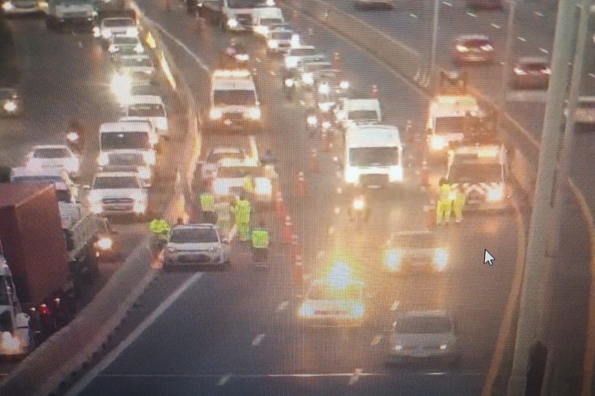 Atropellaron a un hombre en la Autopista Buenos Aires-La Plata.