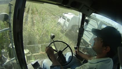 Audano y su faceta como contratista rural