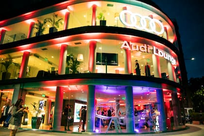 Audi Lounge, el escenario para recibir al Audi Q3, que acaba de llegar al país.