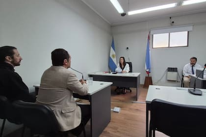 Audiencia en la que se dictó la prisión preventiva por 120 días para Pablo Laurta por el homicidio criminis causae del remisero Martín Palacio