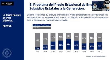 audiencia pública subsidios gas y electricidad cobertura de la tarifa eléctrica