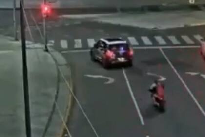 El momento del la persecución en La Plata