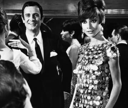 Audrey Hepburn también usó diseños de Paco Rabanne