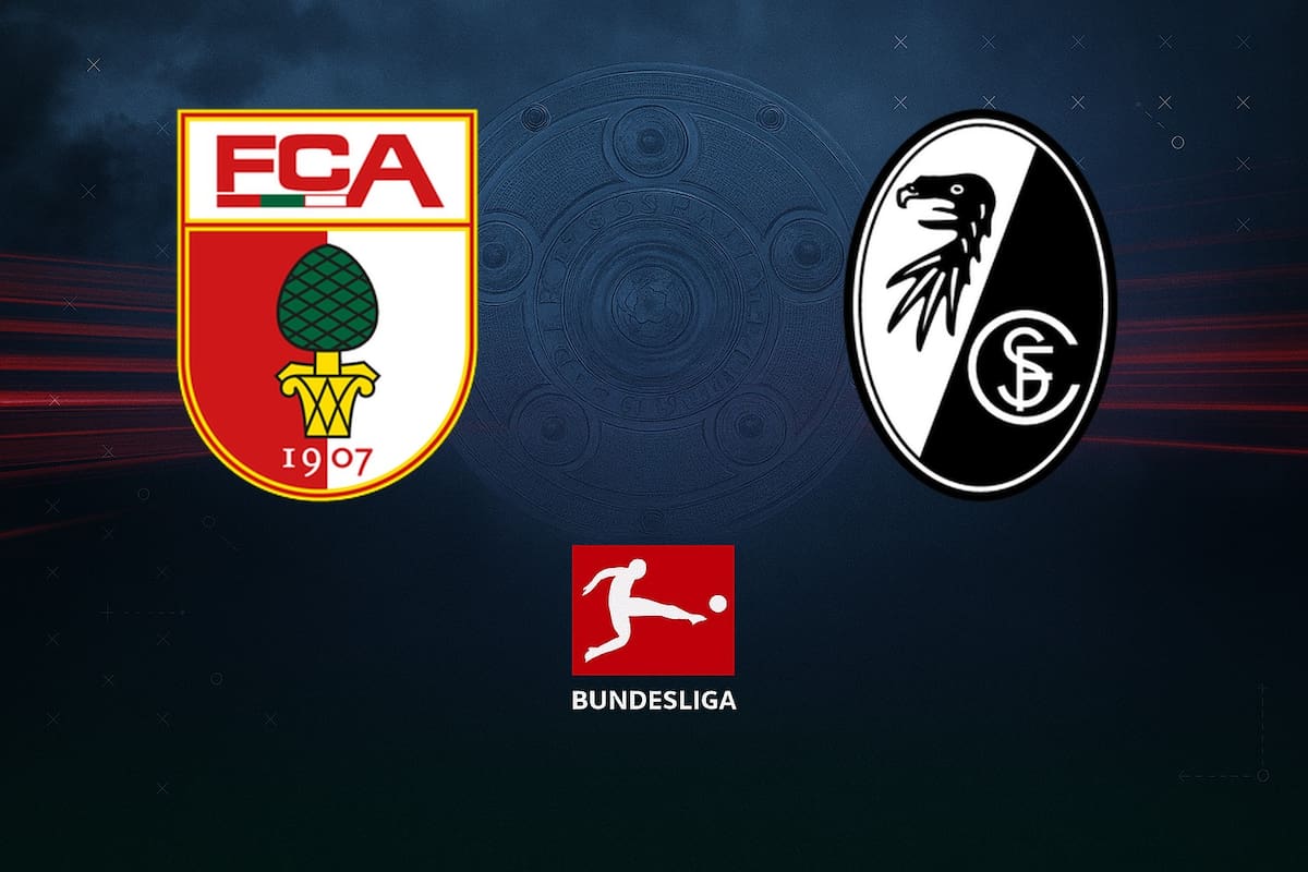 Augsburg y Freiburg disputaron uno de los encuentros de la jornada del fútbol aleman