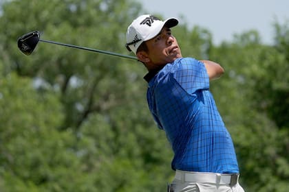 Augusto Núnez, el mejor de los argentinos que están compitiendo en Wichita por el Korn Ferry Tour.
