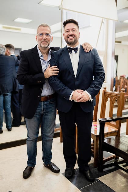 Augusto Rodríguez Larreta fue uno de los cuatro testigos elegidos por Jorge.