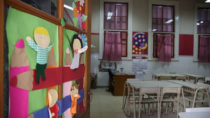 Aulas vacías en las escuales de la provincia de Buenos Aires