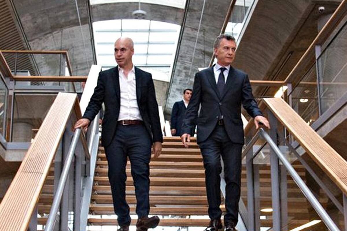 Aunque la relación entre ellos tuvo tensiones, Larreta se muestra cerca de Macri