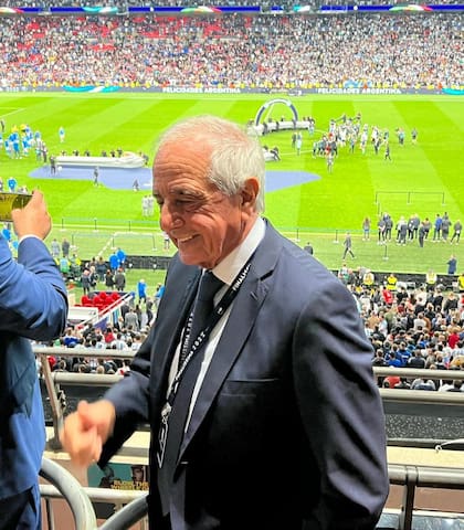 Aunque ninguno de los dos posteó fotos juntos, también estuvieron en Londres, donde vieron la Finalissima entre la selección de Argentina y la de Italia.