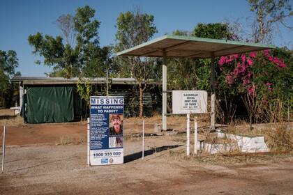 Aunque pasaron ocho meses desde que desapareció, todavía hay carteles sobre Paddy Moriarty