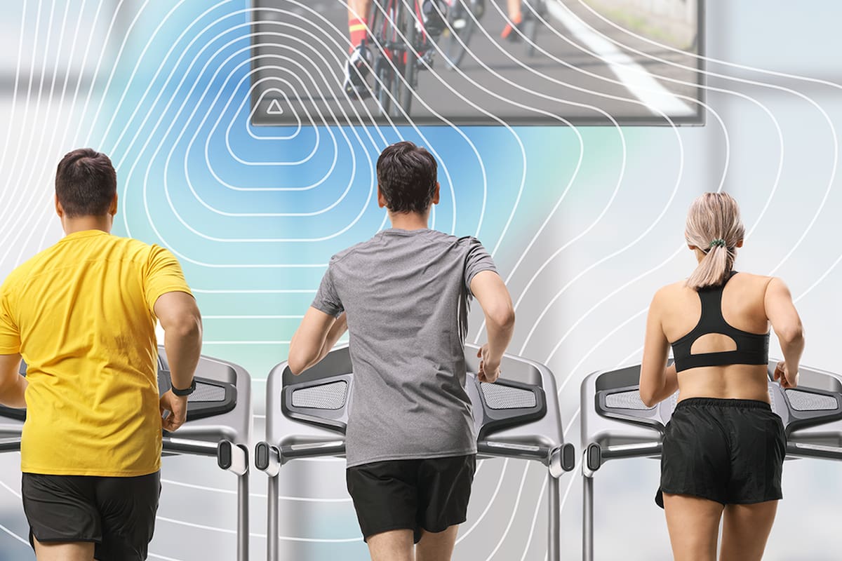 Auracast permite crear una emisora Bluetooth que envía sonido a múltiples usuarios al mismo tiempo; por ejemplo, un televisor en un gimnasio, que sólo escuchan quienes sintonizan esa frecuencia, como si fuera una radio de muy corto alcance