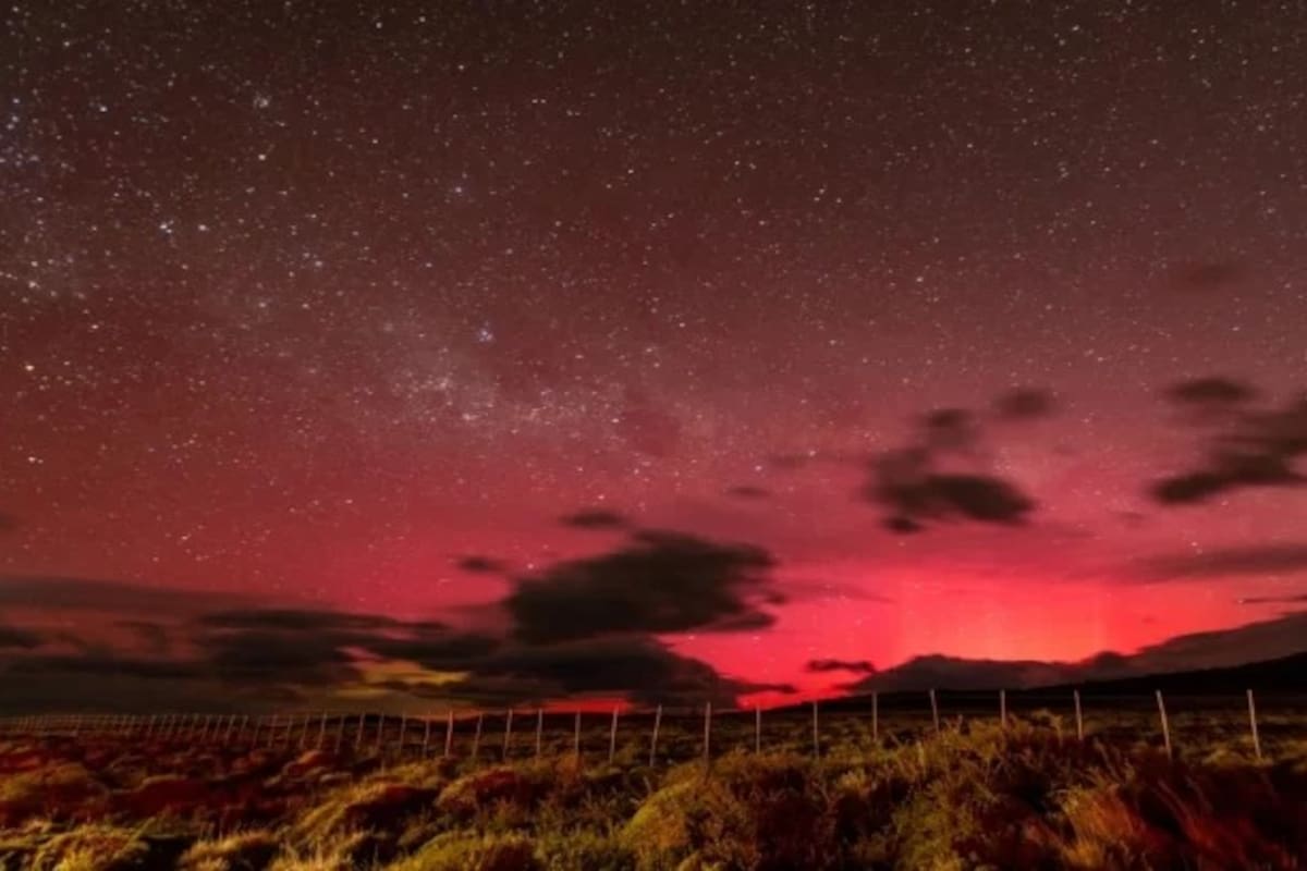 Aurora Austral en El Chaltén