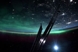 Aurora Boreal vista desde la Estación Espacial Internacional (Foto: X/@astro_josh)