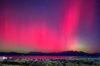 Tormentas solares provocaron auroras australes y generaron un espectáculo de luces en el cielo