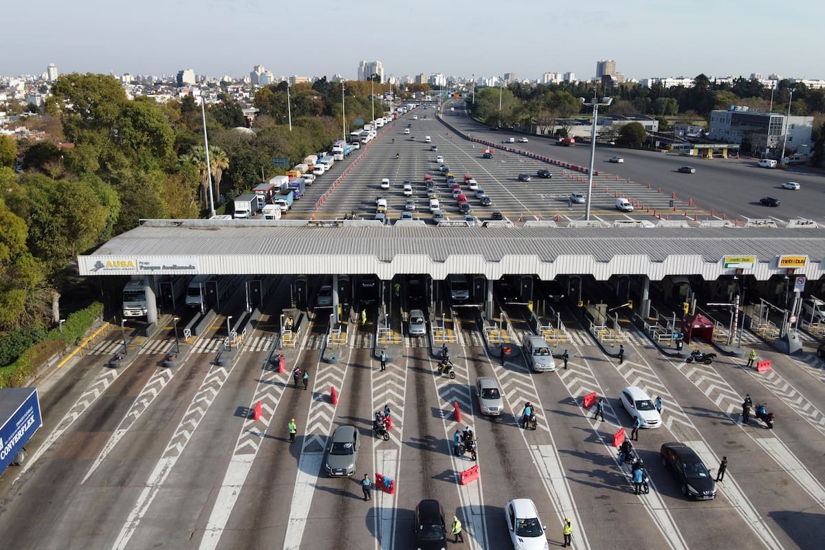 Autopista Perito Moreno, peaje Avellaneda