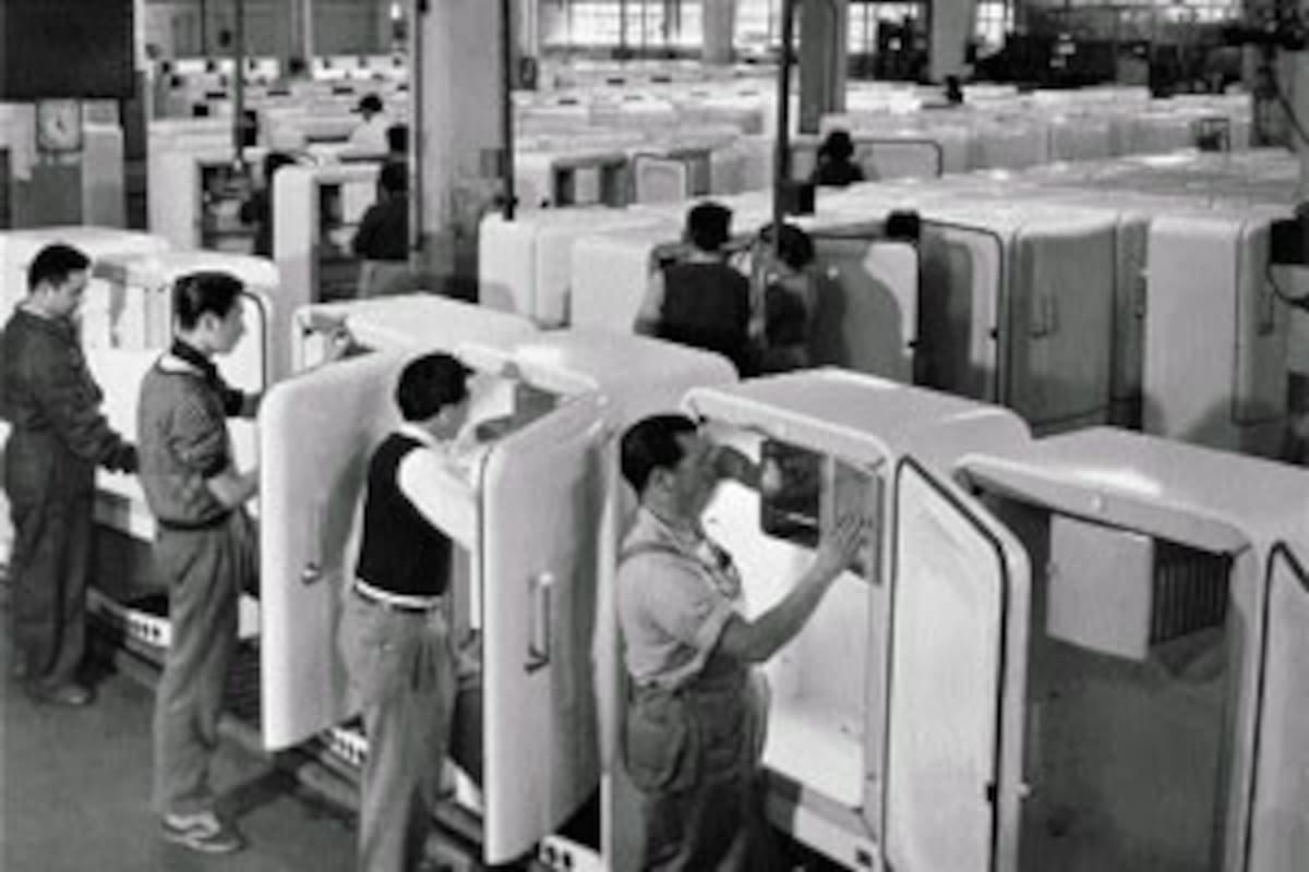 Autor anónimo. En 1940, Siam Di Tella era un símbolo de la empresa argentina. Ocupaba más de 3000 obreros y producía alrededor de 10.000 heladeras anuales