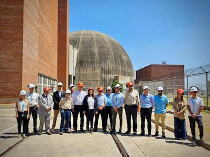 Autoridades de Energía supervisaron los trabajos de reparación en Atucha II, en el Complejo Nuclear ubicado en Lima, prov. Buenos Aires