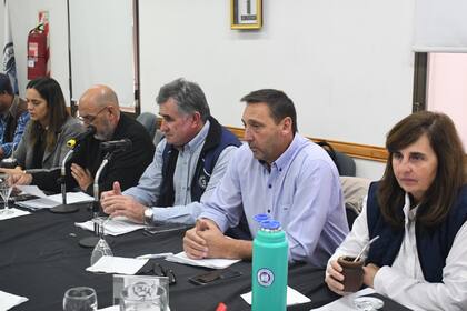 Autoridades de la Federación Agraria Argentina se reunieron ayer