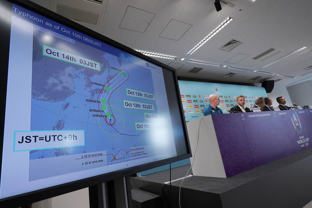 Autoridades japonesas brindaron información de los efectos que podría tener el paso del tifón Hagibis