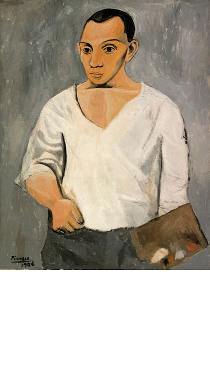 Autorretrato con paleta
