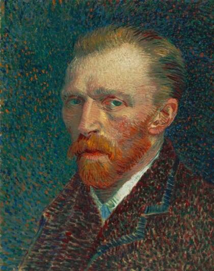 Autorretrato de 1887, en el Art Institute de Chicago