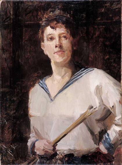 Autorretrato de Marianne Werefkin