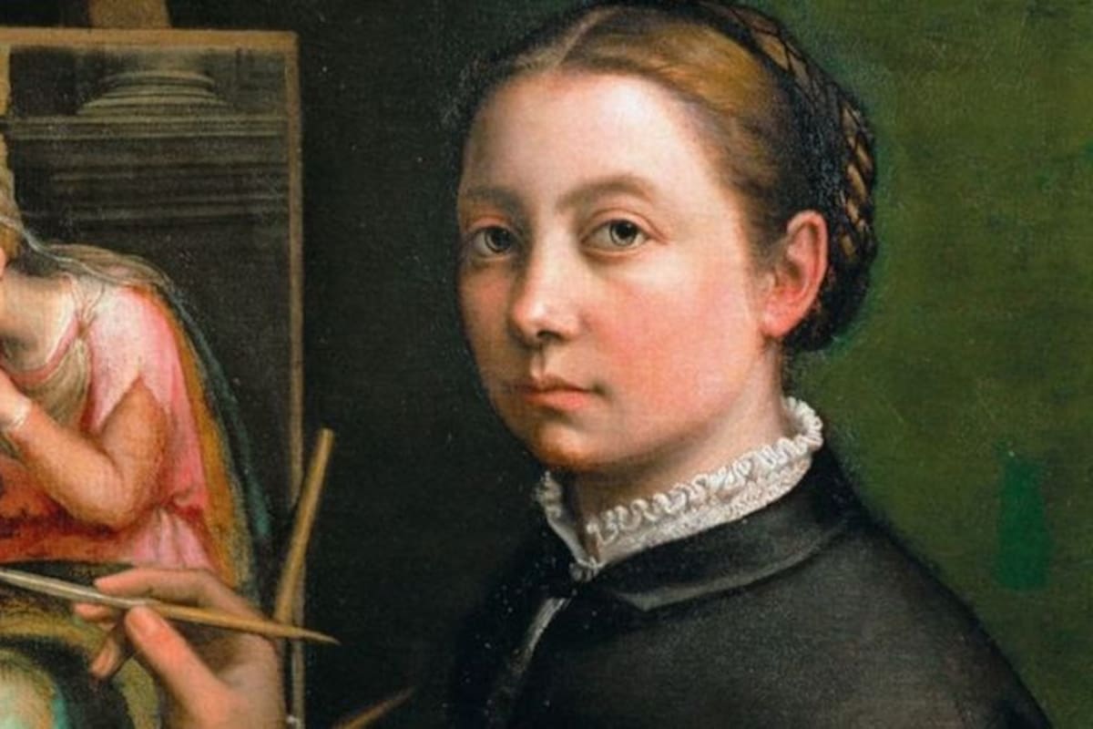 Autorretrato de Sofonisba Anguissola (hacia 1556)