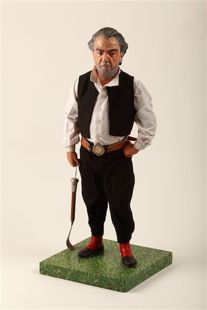 Autorretrato, escultura, 1998