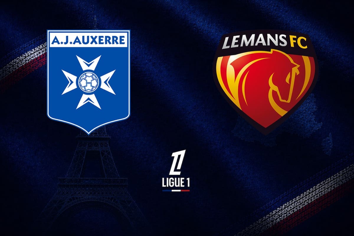 Auxerre y Le Mans disputaron uno de los encuentros de la jornada del fútbol francés