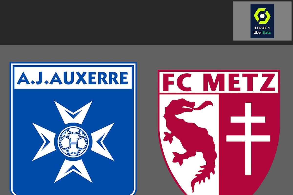 Auxerre y Metz disputaron uno de los encuentros de la jornada del fútbol francés