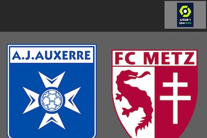 Auxerre y Metz disputaron uno de los encuentros de la jornada del fútbol francés
