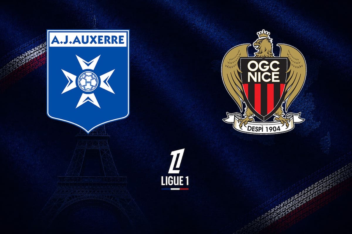 Auxerre y Nice disputaron uno de los encuentros de la jornada del fútbol francés