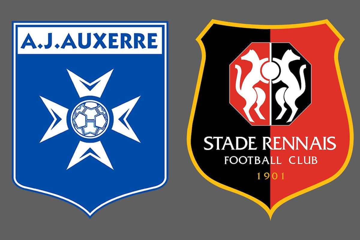 Auxerre y Rennes disputaron uno de los encuentros de la jornada del fútbol francés