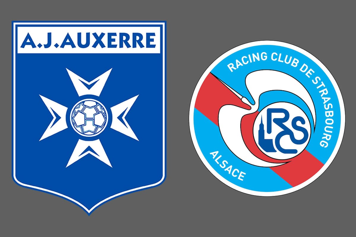 Auxerre y Strasbourg disputaron uno de los encuentros de la jornada del fútbol francés