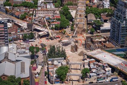 Av. Córdoba y Av. Juan B. Justo: el tren San Martín correrá elevado