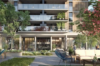 El parque de tres manzanas en el que se construyen edificios nuevos con vistas abiertas
