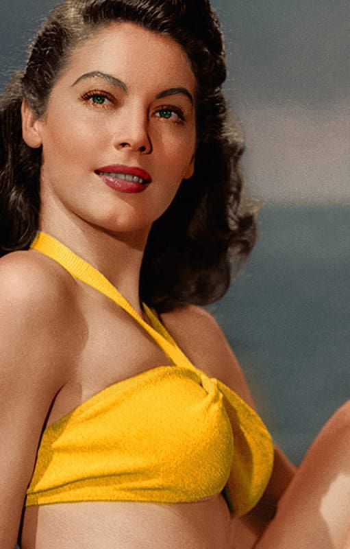 Ava Gardner de las primeras en atreverse con el polémico bikini